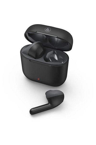 Hama 184067 سماعات أذن لاسلكية حقيقية Freedom Light In Ear باللون الأسود