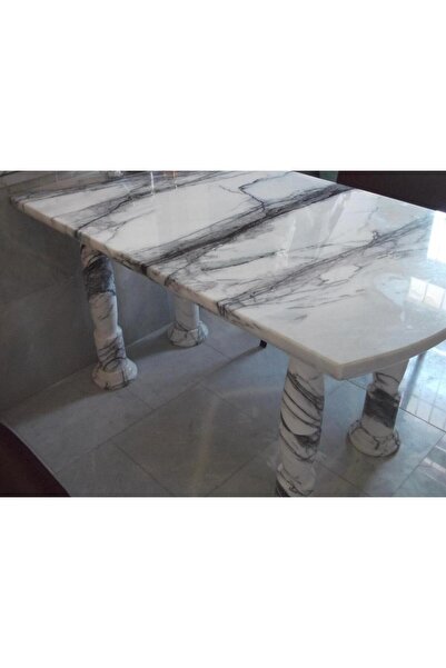 Home Mermer Ayakli Gerçek Mermer Masa