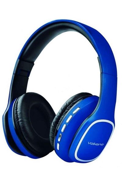 Volkano Phonic Series Bluetooth Full Size Headphones - Blue VK-2002-BL
