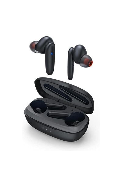 Hama 184078 سماعات أذن Passion Clear Bluetooth ANC True Wireless، باللون الأسود، مقاس واحد