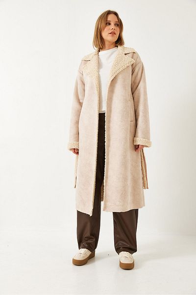 Bianco Lucci Women's Woolen Long Coat 20099 60351367