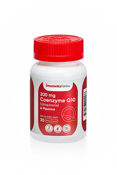 Imuneks 200 Mg Koenzim Q10 (UBİKİNON) & Piperin Takviye Edici Gıda 30 Kapsül