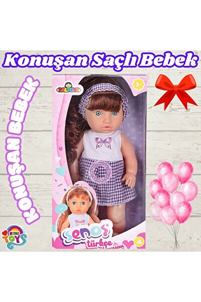 Doğan Oyuncak Dünyası Senoş Saçlı Bebek - Türkçe Konuşan Senoş Et Bebek - Kon...