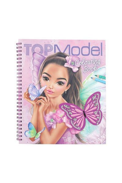 Top Model Coloring Book with Sequins Fairy Love
