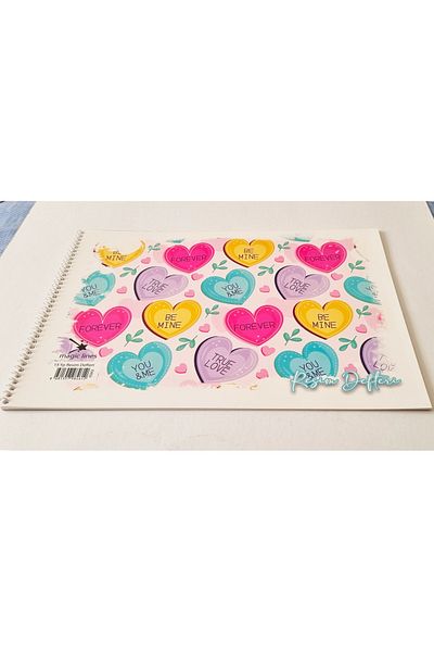Mahi Max لوحة رسم حلزونية كبيرة مقاس 25 × 35 سم 15 سنة - قطعة واحدة مع خيارات الصورة