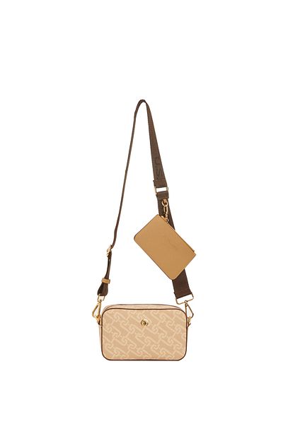 U.S. Polo Assn. Geantă Messenger de damă bej - Us24526