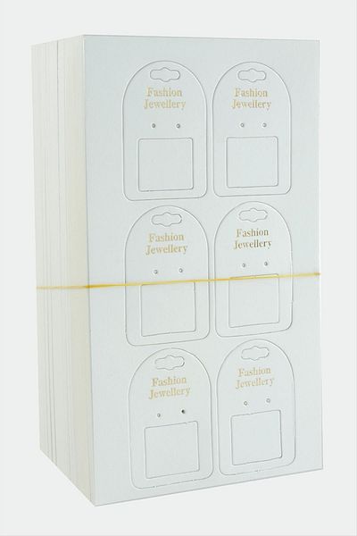Bijuteri Net Oval Window Earring Card 200 Pieces