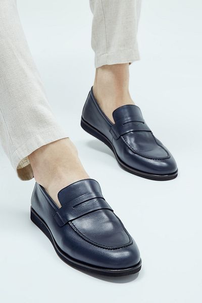 Tamer Tanca Men's Genuine Leather Loafer Shoes 537 3179 Erk Ayk Y23