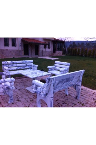 Home Mermer oturma takımı