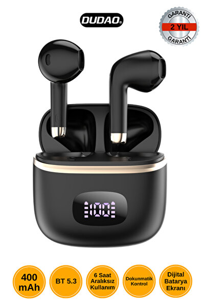 DUDAO U15PRO - Kablosuz TWS Bluetooth Kulaklık – 400 mAh 6 Saat Kullanım & BT...