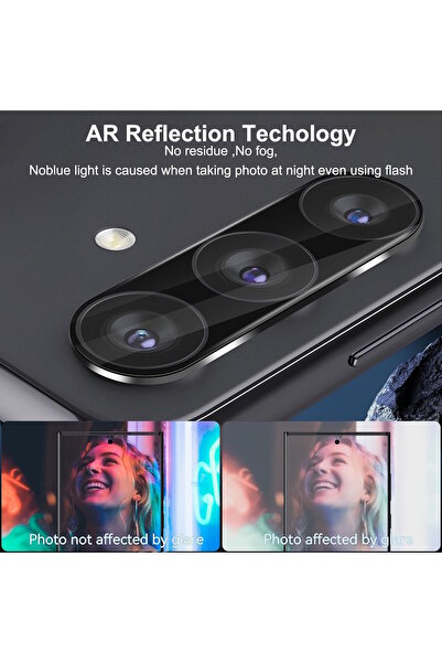 m.tk moveteck Samsung Galaxy S24 Fe Compatible Camera Protection Lens Protector Tempered Glass + 9H Screen Protector Glass Set