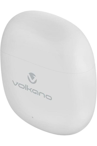 Volkano سماعات أذن TWS من سلسلة Sleek باللون الأبيض VK-1153-WT