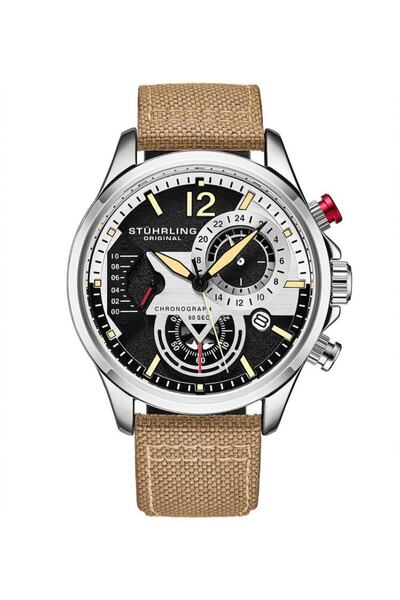 Stührling 908.01 45mm Isviçre Üretimi Erkek Kol Saati