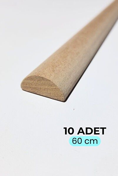 ihtiyacal Dekoratif Boyanabilir Çıta Duvar Çıtası Balıksırtı Çıta Yarım Yuvar...