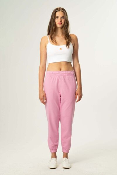 WWF Market Pantaloni de trening pentru femei Squirrel Soft Fleece - roz