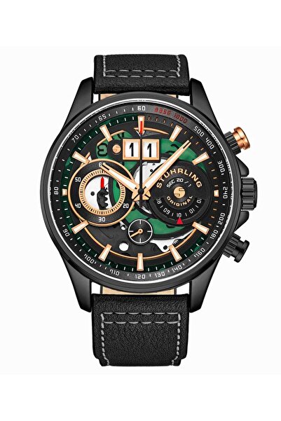 Stührling 923.04Y 45mm Isviçre Üretimi Erkek Kol Saati