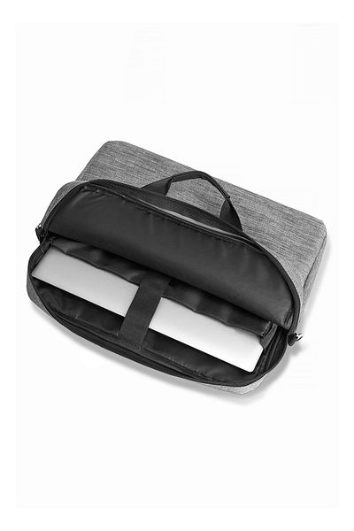 D'VERS Γκρι Unisex Χέρι, Ώμος, Υπολογιστής, Notebook, Τσάντα Laptop