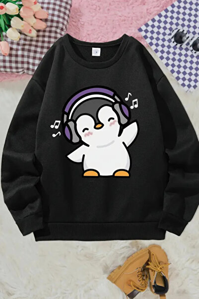 Wish BF الخريف الشتاء عارضة طاقم الرقبة المطبوعة طويلة الأكمام البلوز