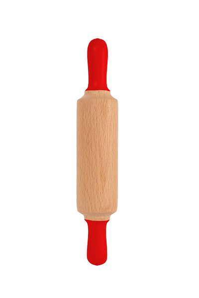 ChildGen Play Dough Red Mini Wooden Roller