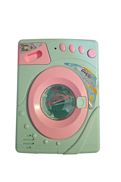 Shem Sesli Işıklı Pilli Çamaşır Makinası (orta Boy)
