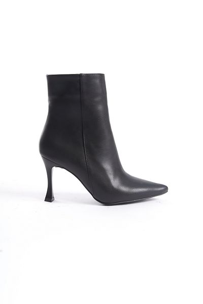 MARSEDO Cizme casual de damă cu toc subțire cu vârf ascuțit - elegante cu fermoar