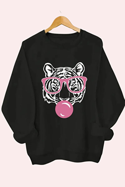 Wish BF Есенно-зимна удобна велосипедна блуза с дълъг ръкав и принт на врата