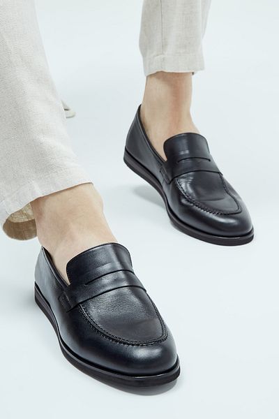 Tamer Tanca Men's Genuine Leather Loafer Shoes 537 3179 Erk Ayk Y23