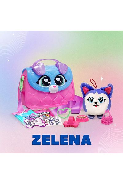 Doğan Oyuncak Dünyası Glam Buddies Plush Puppy - Surprise Puppy Purse