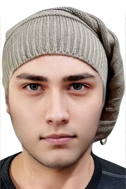 Trenderrs Комплект от 2 мъжки зимни плетени шапки и грейка за врата