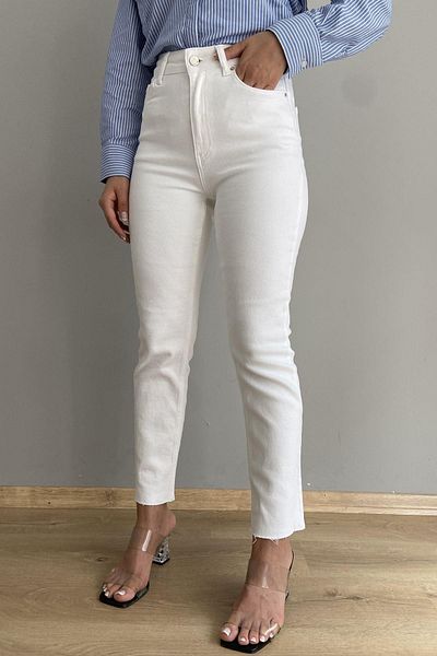 lizge giyim HIGH WAIST SEAMLESS EMBROIDERY MOM PANT