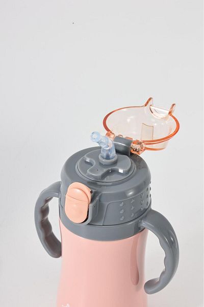Penguen Children &Apos; S Thermos with a Capacity of 280 ml - Leak-Proof, Vacuum Insulated, Stainless Steel Straw