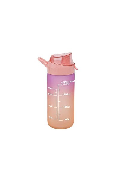 Herevin 0.5 Lt Double Color Size Printed Glass Flask
