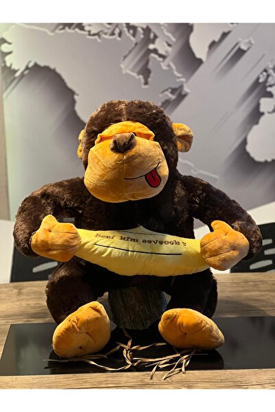 Summan YARAMAZ OTURAN GORİL PELUŞ 75cM
