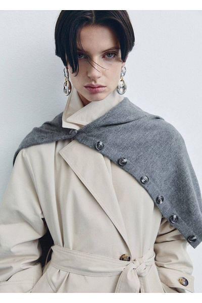 MANGO Woman Maxi-Kettenohrringe