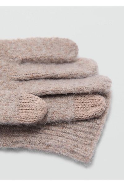 MANGO Woman Knitwear Gloves