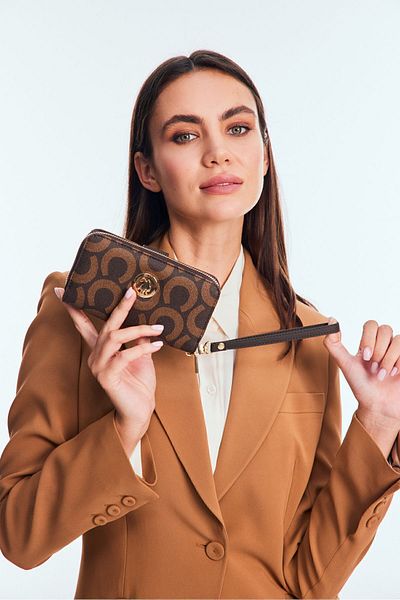 U.S. Polo Assn. Дамска чанта тип клъч Usc24820, модел кафява