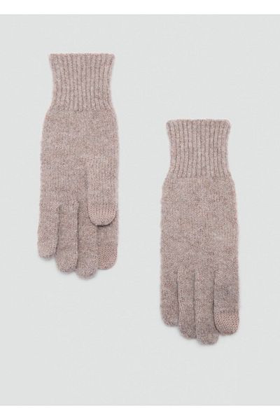 MANGO Woman Knitwear Gloves