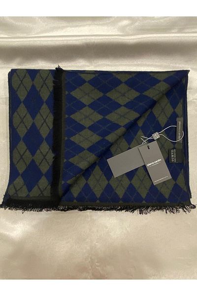 Pierre Cardin PİERRE CARDİN ΥΦΑΣΜΑΤΙΚΟ ΜΟΝΤΕΛΟ ΠΡΑΣΙΝΟ ΣΚΟΥΡΟ ΜΠΛΕ ΚΑΣΚΟΛ