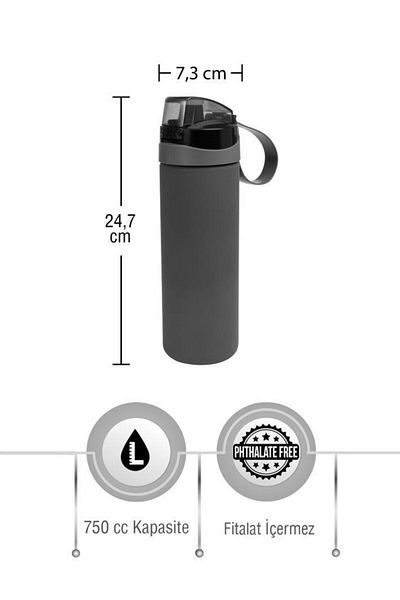 Herevin 750 Cc Enjoy Patterned Water Bottle