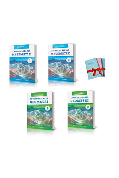 Antrenman Yayıncılık Antrenmanlarla MATEMATİK + GEOMETRİ 1-2 ( 1 ADET NOT DEF...