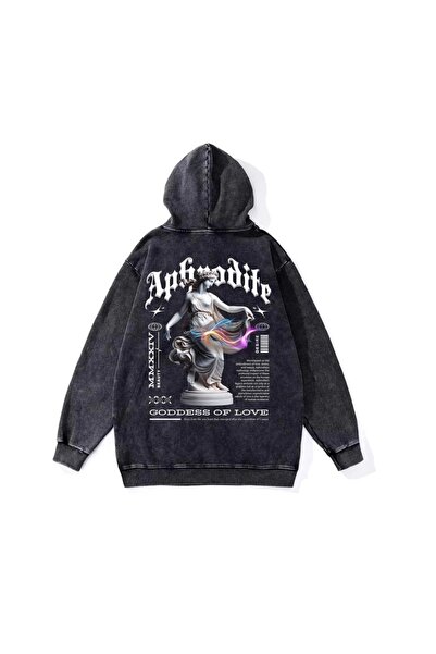 1blood Aphrodite Vintage Hooded Washable Sweatshirt