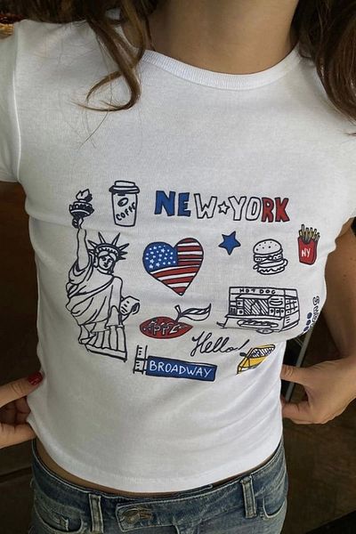 1blood Λευκό New York Crop