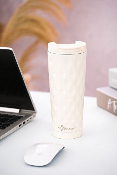 Penguen Thermos Mug Leak Proof 500ml - Double Walled Stainless Steel