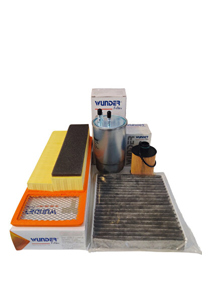 WUNDER FİAT PUNTO 1,3 MJT EURO 5 MOTOR PERİYODİK FİLTRE BAKIM SETİ