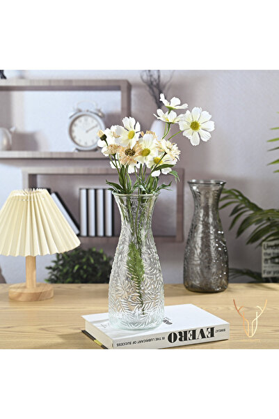 Ada Crafts Σκανδιναβικό διαφανές βάζο από ξύλο πεύκου