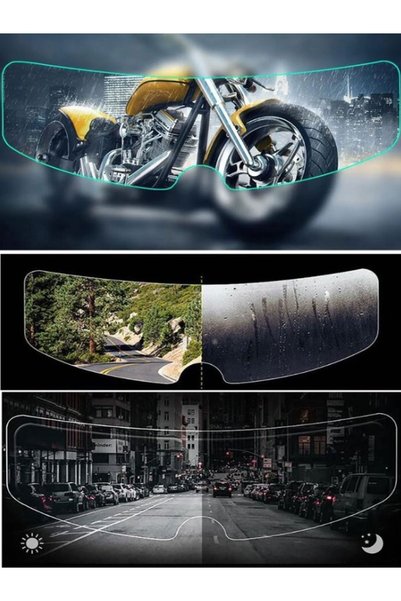 Özasya AVM Motosiklet Kaskı Için Buhu Önleyici Ve Vizör Camı Yağmur Kaydırıcı...