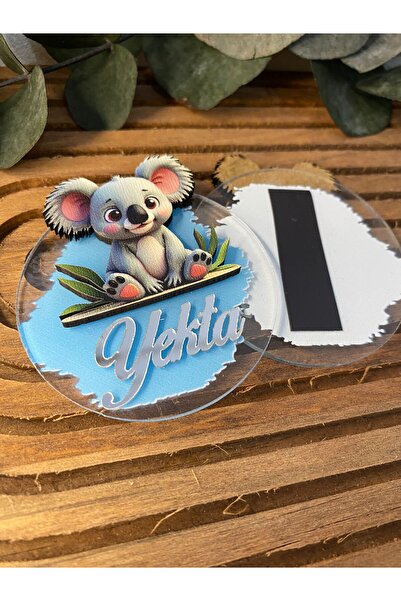 Gizem Graphic Koala Temalı Pleksi Magnet 20'li Paket