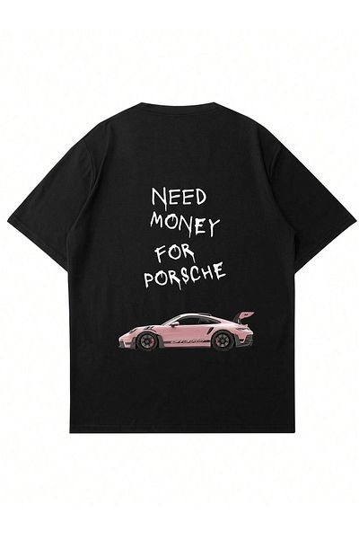 Mad&Calf Μπλουζάκι Unisex Need Money με στάμπα με λαιμόκοψη