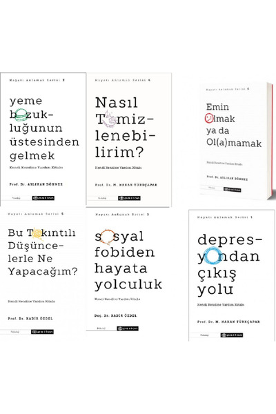 Epsilon Yayınevi Hayatı Anlamak Serisi 6 Kitap Set ( Sosyal Fobiden Hayata Yo...
