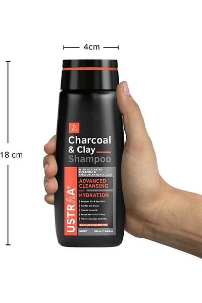Ustra Charcoal & Clay Shampoo 250 ml